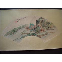 fine Chinese Fan Painting #1725658