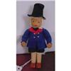 Doll Wooden Germany Wood Boy Top Hat  Jointed #1725713