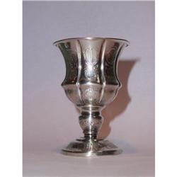 Antique silver goblet or salt cellar #1725755