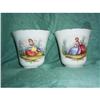 2  Antique  Handpainted  Planters #1725764