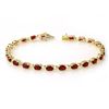 Image 1 : 7.0 ctw Ruby Bracelet 10k Yellow Gold - REF-53A5N