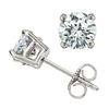 Image 1 : 1.0 ctw Certified VS/SI Diamond Stud Earrings 18k White Gold - REF-95A8N