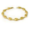 Image 1 : 5.05 ctw Citrine Bracelet 10k Yellow Gold - REF-26Y2X