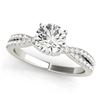 Image 1 : 0.8 ctw Certified VS/SI Diamond Ring 18k White Gold - REF-107Y8X