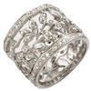 1.30 ctw Certified VS/SI Diamond Ring 14k White Gold - REF-143A6N