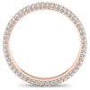 Image 3 : 1.75 ctw Certified VS/SI Diamond Micro Eternity Ring 14k Rose Gold - REF-130X9A