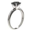 Image 3 : 2.09 ctw Fancy Black Diamond Solitaire Engagment Ring 10k White Gold - REF-35Y6X