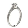 Image 3 : 0.53 ctw Certified Quality Diamond Engagment Ring 10k White Gold - REF-37F6M