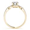 Image 3 : 1.01 ctw Certified VS/SI Diamond 2pc Wedding Set 14k Yellow Gold - REF-121M4G