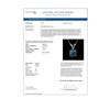 Image 4 : 0.73 ctw Certified Intense Blue Diamond Necklace 10k White Gold - REF-54H2R