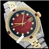 Image 1 : Rolex Ladies Two Tone 14K Gold/SS, Diam Dial & Diam/Ruby Bezel, Sapphire Crystal