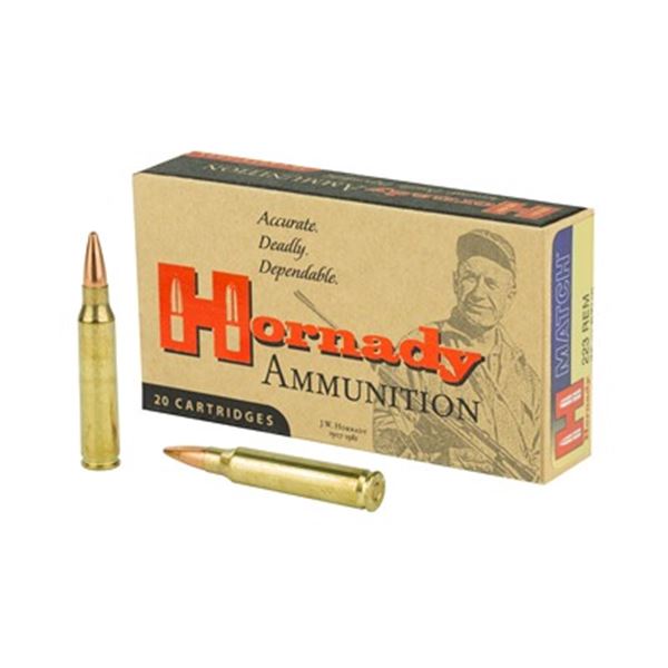 HRNDY 223REM 75GR BTHP MTCH - 20 Rds