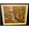 Image 1 : Fall Landscape Painting oil on artist board #1669576