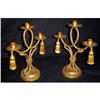 Image 1 : Pair of Italian Gilded Tassled Candelabra #1669601