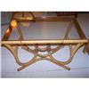 Image 1 : Vintage Rattan/Glass Cocktail Table-modern #1682861