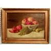 Image 1 : H. FRENCH-"Pomegranates" Oil Painting d.1914  #1683152