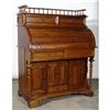 Image 1 : VICTORIAN LIBRARY LAWYER WALNUT ROLLTOP DESK #1683339