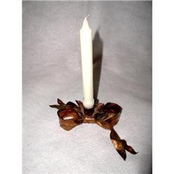 Copper Bow Candleholder French 19th C #1696754