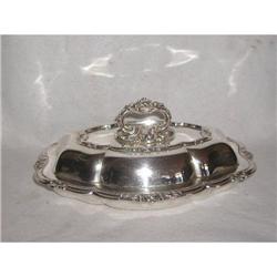 Silver Covered Casserole Art Nouveau C.1920 #1696759