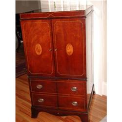 Mahogany Cabinet  Bar Entertainment Ctr C.1930#1696762