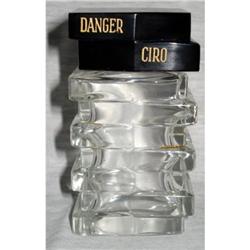  DANGER A CRYSTAL BOTTLE FOR CIRO,CIRCA 1930 #1696780