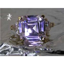 RHJ Beautiful Square Cubic Zirconium Stone Ring#1696792