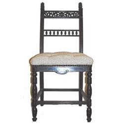 Victorian Aesthetic Ebonized Side Chair #1696911
