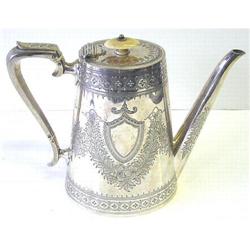 Mappin Bros Silverplate Coffee Pot #1696918