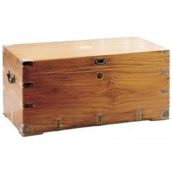 Antique China Trade Camphor Chest Trunk #1696955