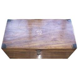 Antique China Trade Chest Trunk #1696956