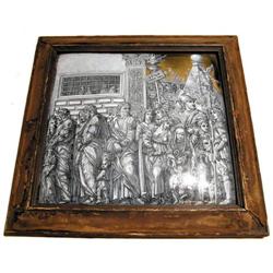 Antique WAHRMUND Wein Vienna Enamel Plaque #1696983