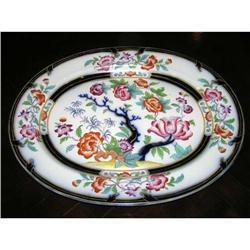 English Earthenware Japanese Imari Platter #1697010