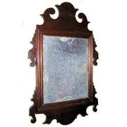 Small Antique American Federal Wall Mirror #1697013