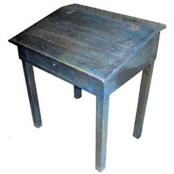 Rustic Country Painted Reading Table Desk #1697036