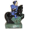 CAZAUX Mongolian Horseman Ceramic Figurine #1697081