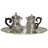 Antique German / Austrian 5-Pc Silver Tea Set #1697084