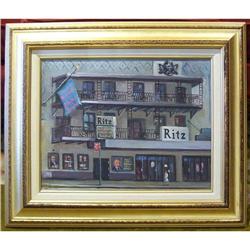 '87 Ritz Theater Broadway New York Oil Painting#1697096