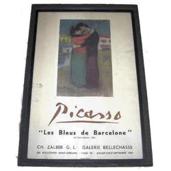 PICASSO Les Bleus de Barcelone Poster #1697111