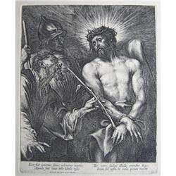 VAN DYKE Engraving of Christ #1697117