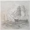 Antique (1882) USS Constitution Seascape #1697125