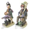 Pair Capodimonte Musician Figurines  #1697154