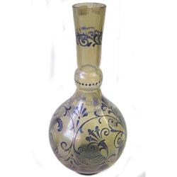 Fritz Heckert Art Nouveau Glass Vase #1697160