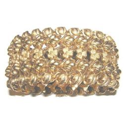 Vintage 18K Gold Bracelet (7" long, 115 g) #1697228