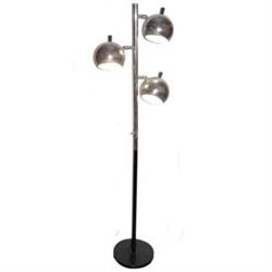 Mid-Century 3-Eyeball Chrome Floor Lamp #1697242