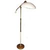 Image 1 : Italian Mid-Century Beige Enamel Floor Lamp #1697249