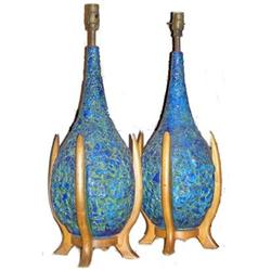 Pair Mid-Century Modern Danish Table Lamps #1697250