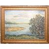 Image 1 : Oil on Board of a Beautiful Lake Scene #1697257
