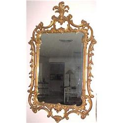 VINTAGE FRENCH STYLE GILTWOOD MIRROR #1697322