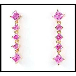 World Class Pink Sapphire Earrings(was $600) #1697373