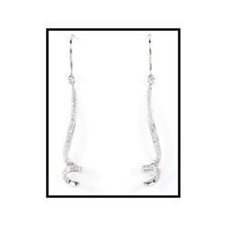 Platinum Long Diamond Earrings(was $950) #1697377
